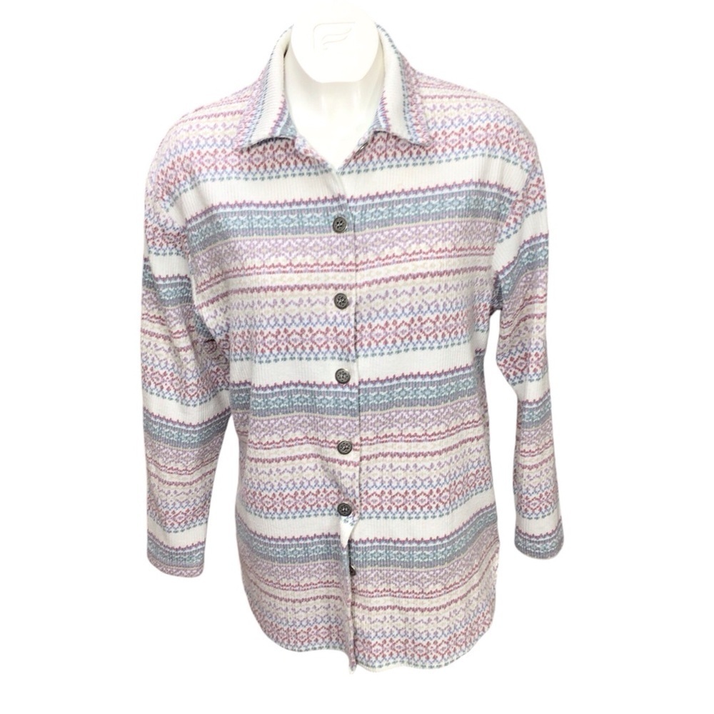 Teddi Vintage Button Up Sweater EUC size Small